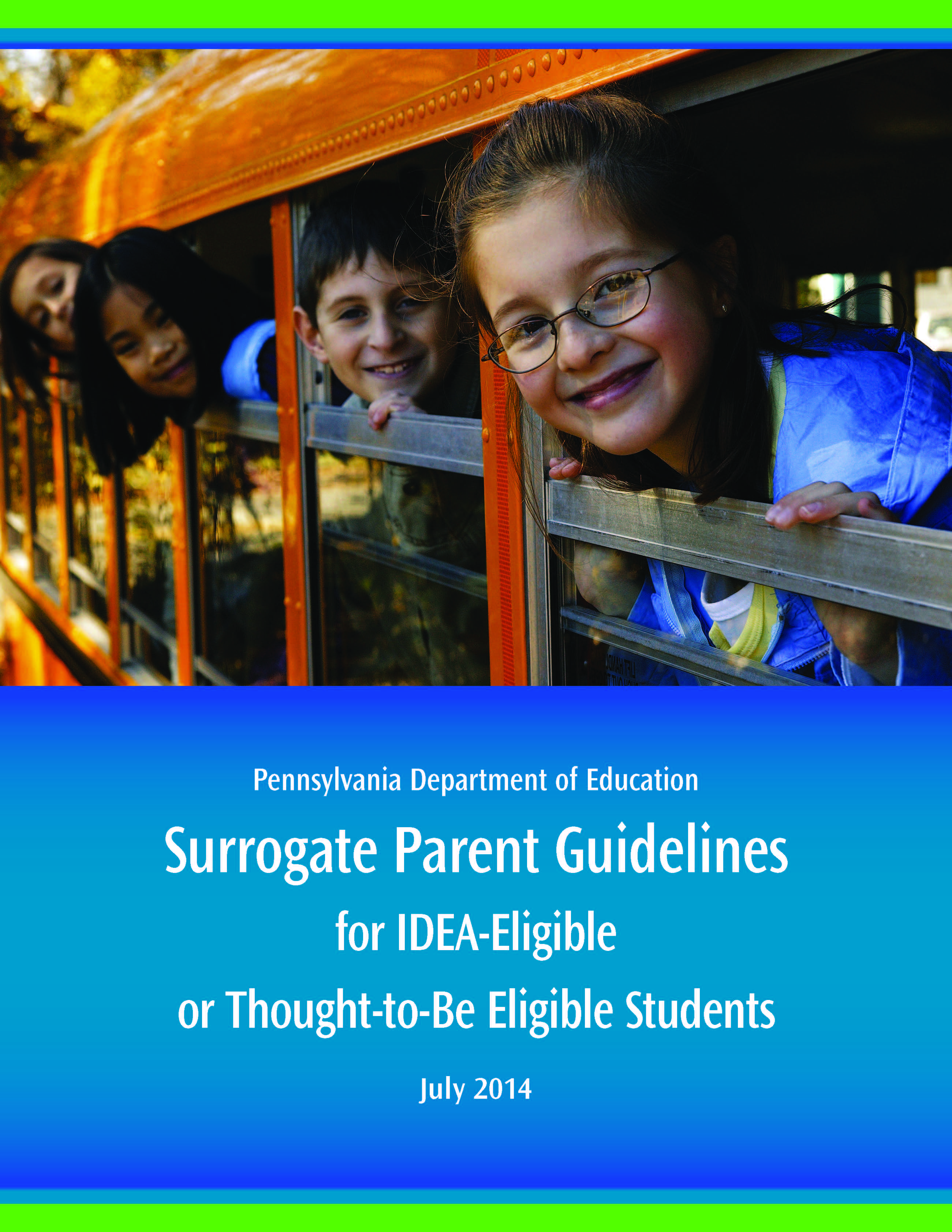 surrogate guidelines eligible parent idea pattan thought students private